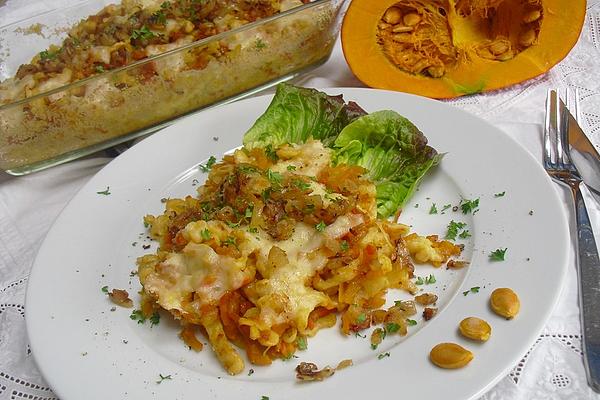 Cheese Spaetzle with Hokkaido