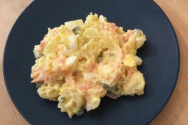 Cheris Potato Salad with Smoked Salmon