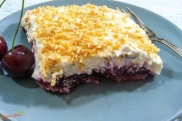 Cherry and Coconut Tiramisu