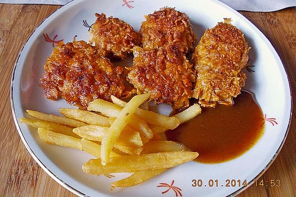 Chicken Breast in Corn Flakes Crust