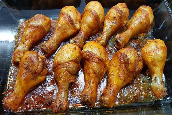 Chicken Drumsticks with BBQ Sauce