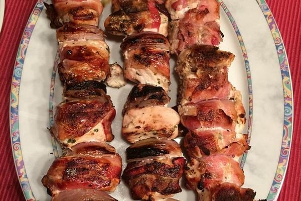Chicken Skewers with Lemon Marinade