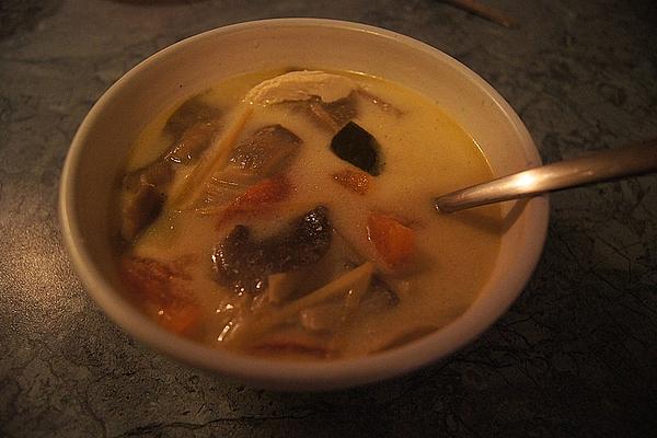 Chicken Soup with Coconut, Lemongrass and Galangal