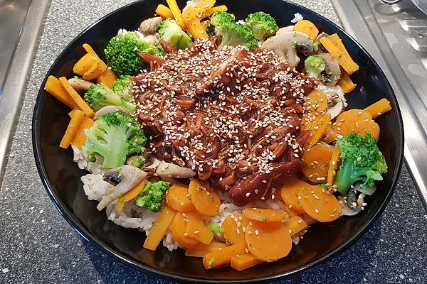 Chicken Teriyaki on Rice