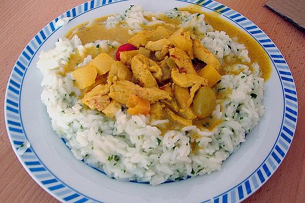 Chicken with Fruits – Curry