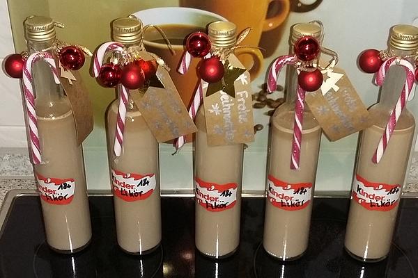 Children`s Chocolate Liqueur Without Egg