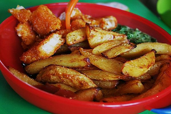 Children`s Fries from Oven