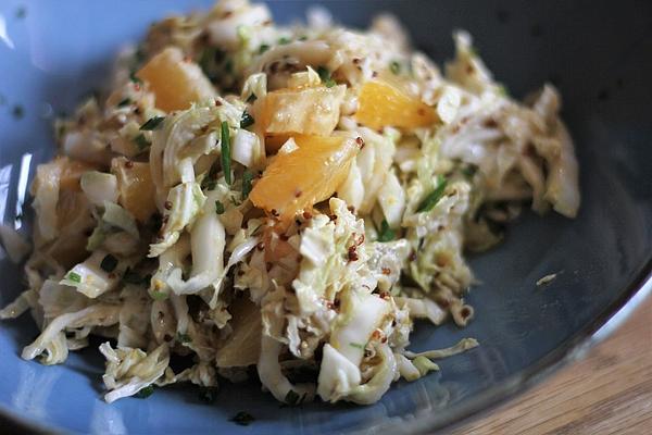 Chinese Cabbage with Mustard Dressing