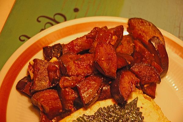 Chinese Fried Eggplant According To Ding Wang