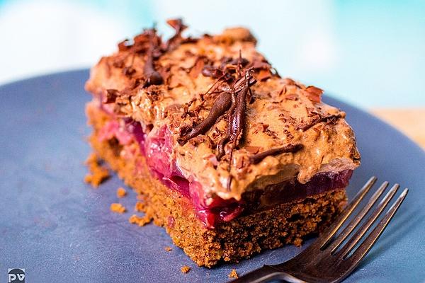 Chocolate and Cherry Slices