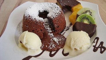 Chocolate Cake with Liquid Core À La Italia