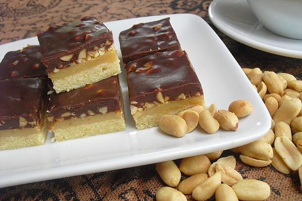 Chocolate Peanut Caramel Cubes