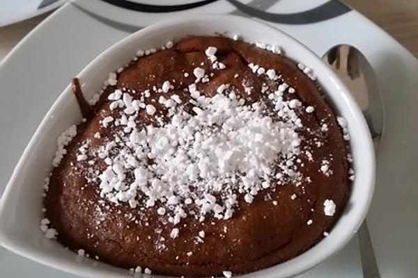 Chocolate Pudding Out Of Oven
