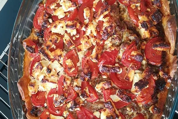 Chop Tomato Pate with Feta Cheese