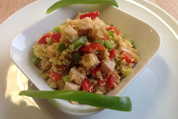 Chrissi`s Lukewarm, Colorful Couscous Salad