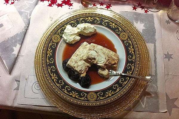 Cinnamon Parfait with Burgundy Plums
