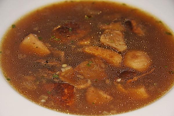 Clear Forest Mushroom Soup