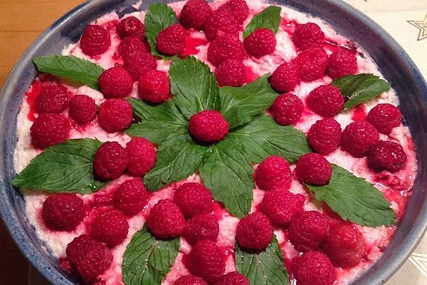 Coconut and Raspberry Dessert