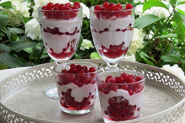 Coconut Cream with Currant