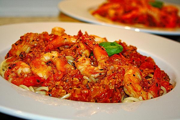 Coconut Milk Shrimp Spaghetti À La Gabi