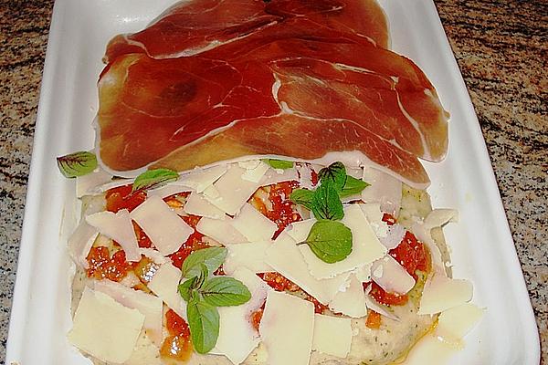 Cold Salmon Mozzarella Tart