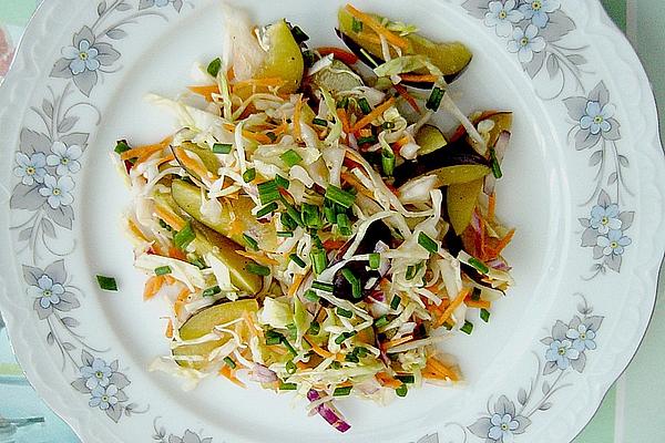 Coleslaw with Plums