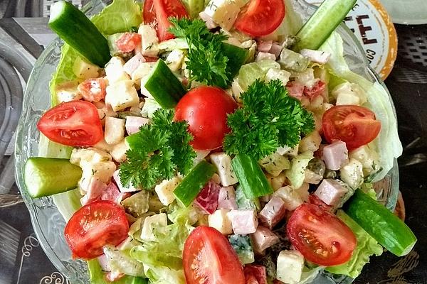 Colorful Cheese – Ham – Salad