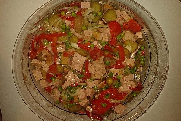 Colorful Meat Loaf Salad À La Gabi