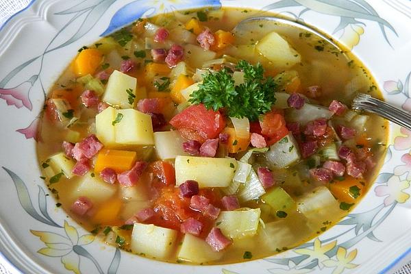 Colorful Potato Soup
