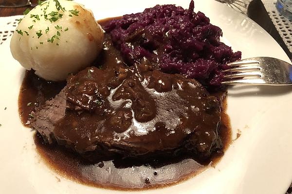 Correct Rhenish Sauerbraten