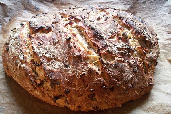 Country Bread with Onions and Bacon