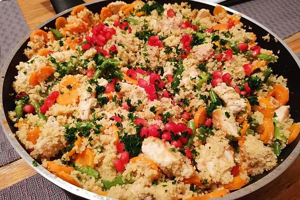 Couscous Pan with Turkey and Vegetables