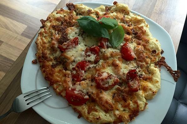 Cream Cheese Pizza with Salmon