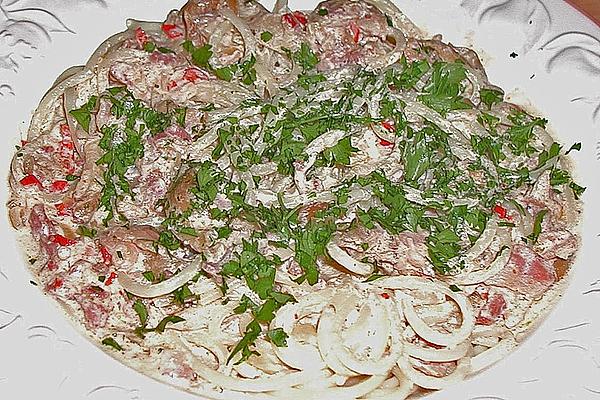 Cream Cheese Sauce with Oyster Mushrooms