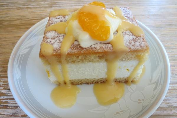 Cream Of Cheese with Tangerines