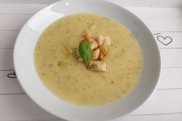 Cream Of Potato Soup with Marjoram