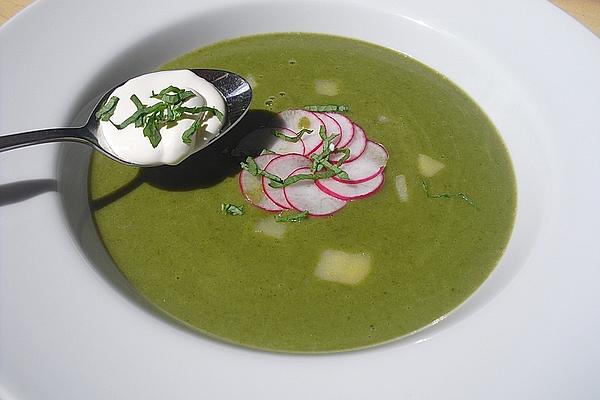 Cream Of Radish Leaf Soup