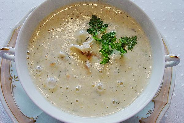 Cream Soup from Smoked Trout