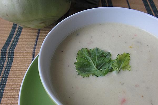Creamy Kohlrabi Soup