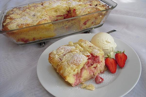 Creamy Strawberry Quark Casserole