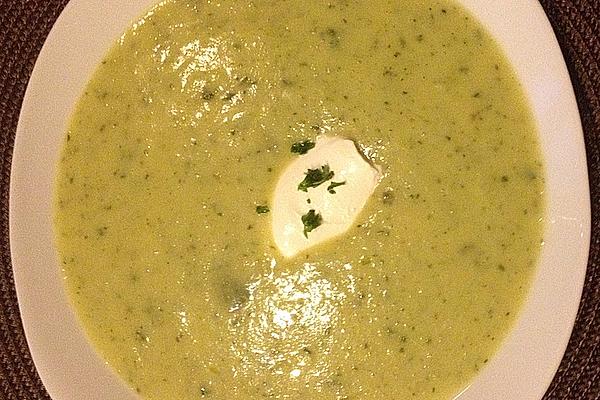 Creamy Zucchini Soup with Parmesan