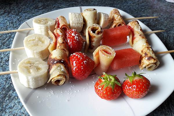 Crepe – Fruit Skewer