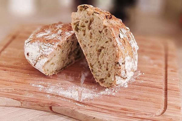 Crunchy Olive Ciabatta