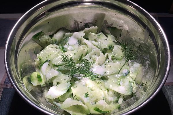 Cucumber Salad with Yogurt