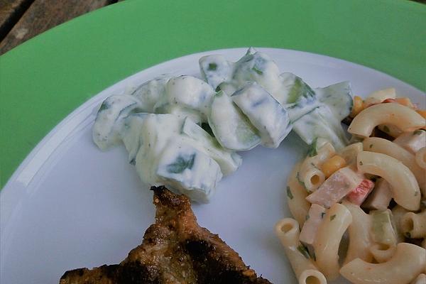 Cucumber with Yogurt Sauce