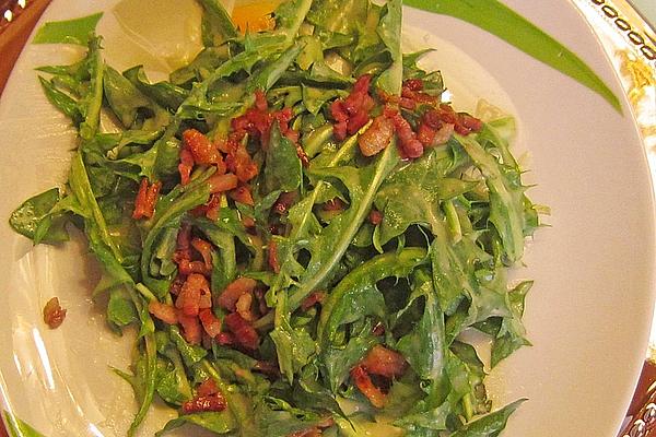 Dandelion Salad with Potatoes