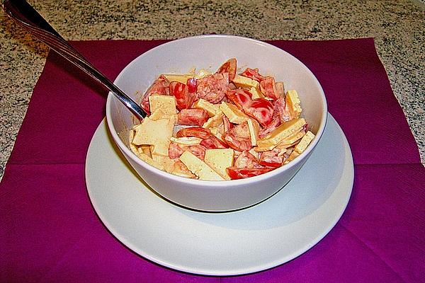 Danish Cheese and Tomato Salad