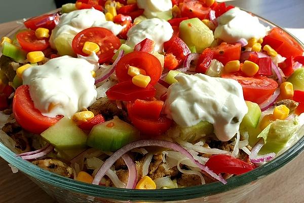 Daphne`s Lean Gyros – Layered Salad