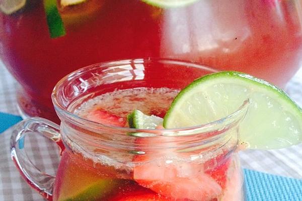 Delicious Strawberry Caipi Rumba Punch
