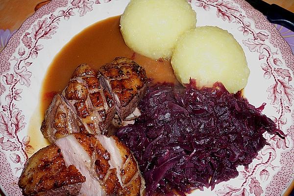 Duck Breast with Fruity Orange Sauce